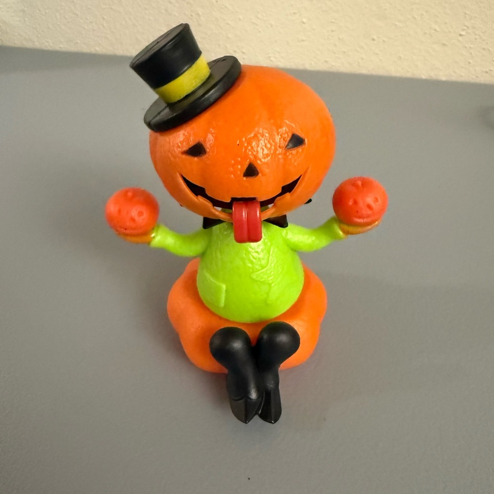 Solar Dancing Jack-O-Lantern Pumpkin Halloween Toy Greenbriar International Used